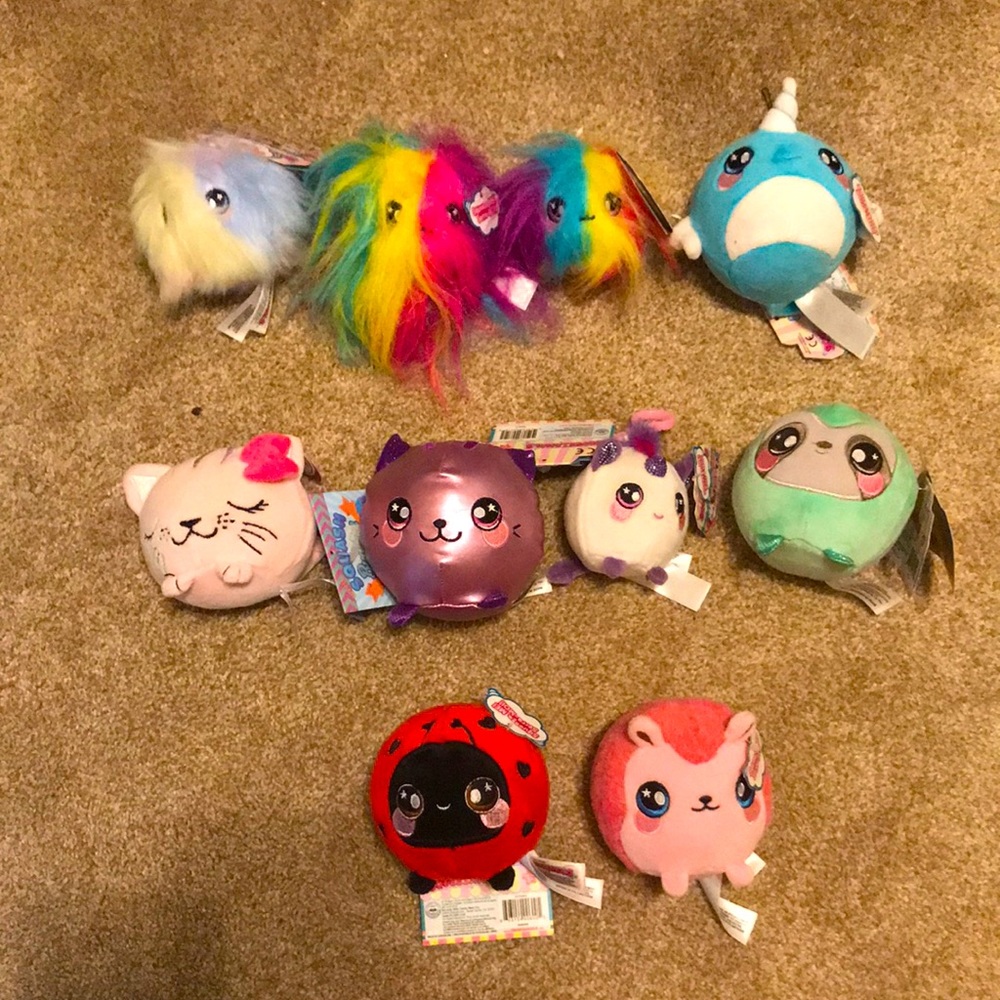 10 squeezimals squishy animals